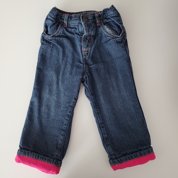 Baby Fleece Lined Jeans Size 18-24M - Picture 1 of 5